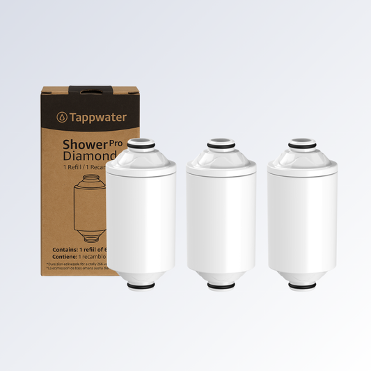 ShowerPro Diamond Shower Filter Refills - 3 Pack